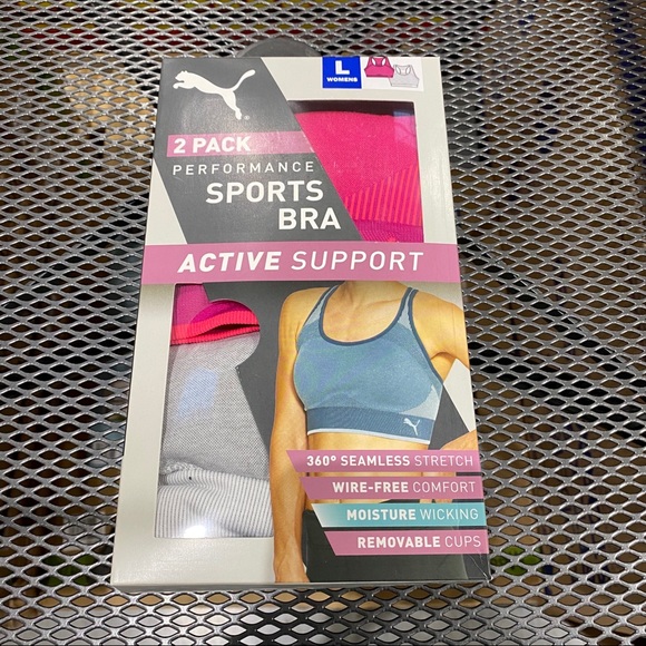 Puma Other - 2 Pack - Puma Women's Seamless Sports Bras - New